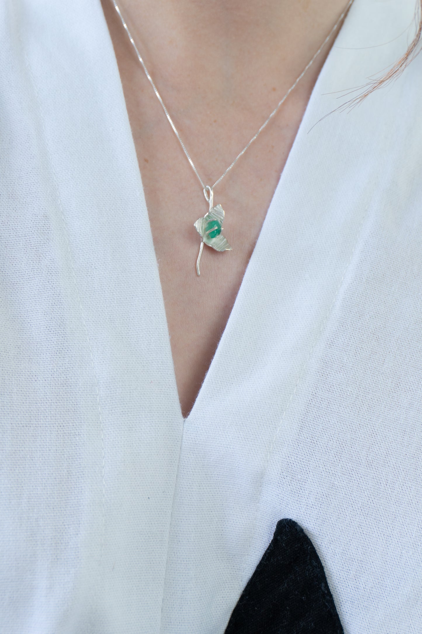 Collar Veranera Esmeralda