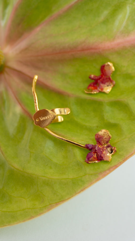 Aretes Earcuff  Fuego