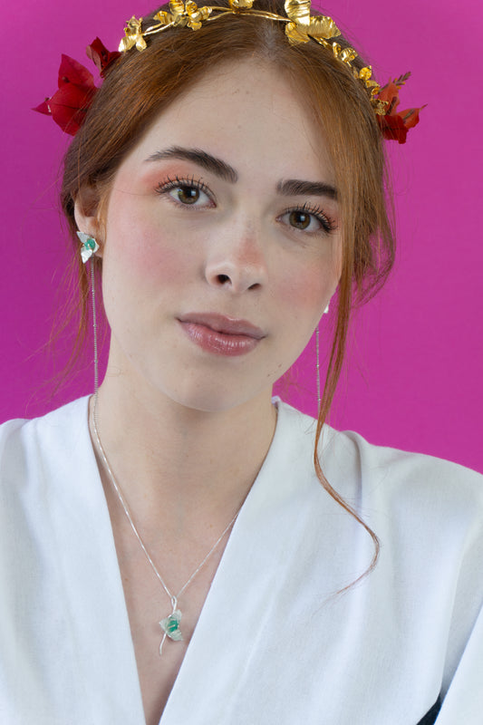 Collar Veranera Esmeralda