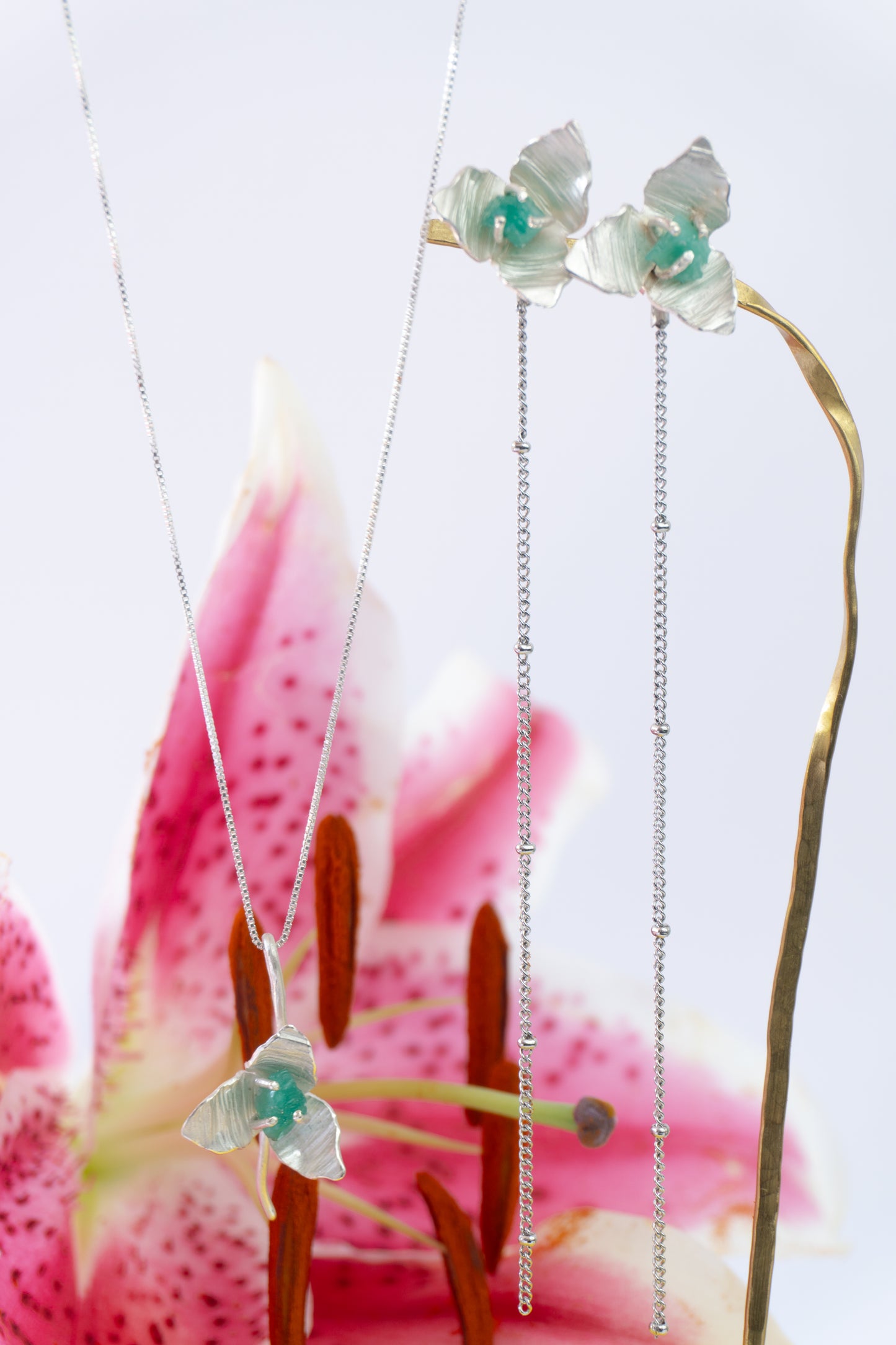 Collar Veranera Esmeralda