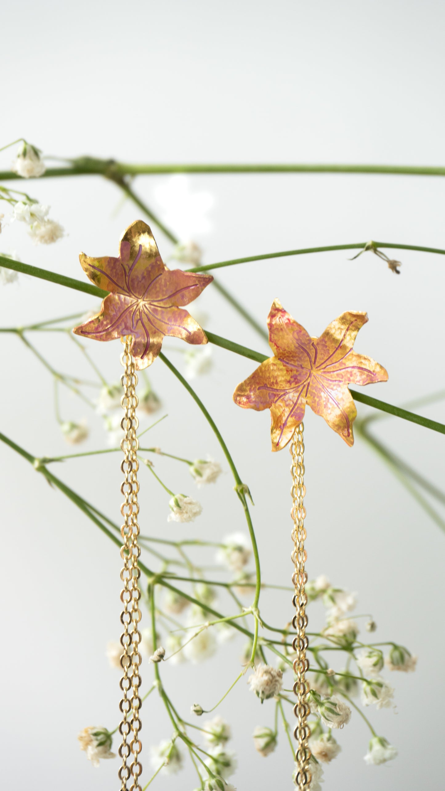 Aretes Lirio y perla